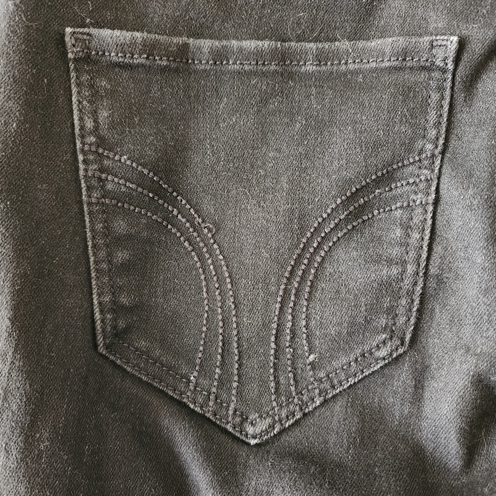 Hollister Black high rise super skinny soft stretch jeans size 9L W29 L 30 - Picture 3 of 11